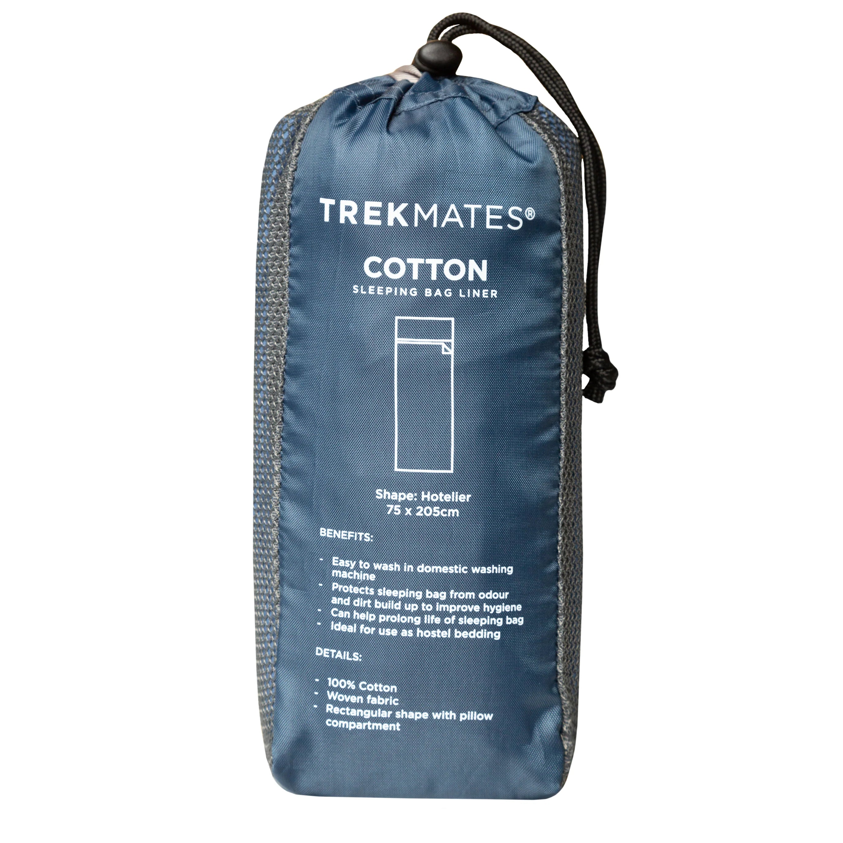 Cotton Sleeping Bag Liner - Hotelier | Trekmates | Portwest - The Outdoor Shop