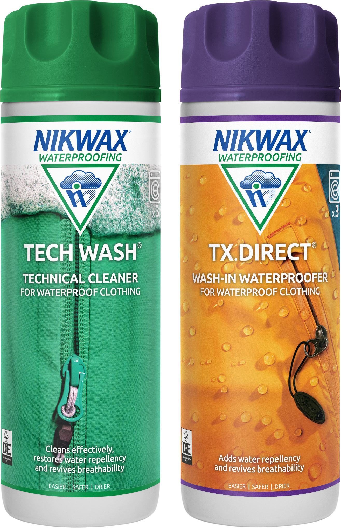 Twin-Pack Tech Wash/Tx Direct (300ml) Portwest The Outdoor Shop