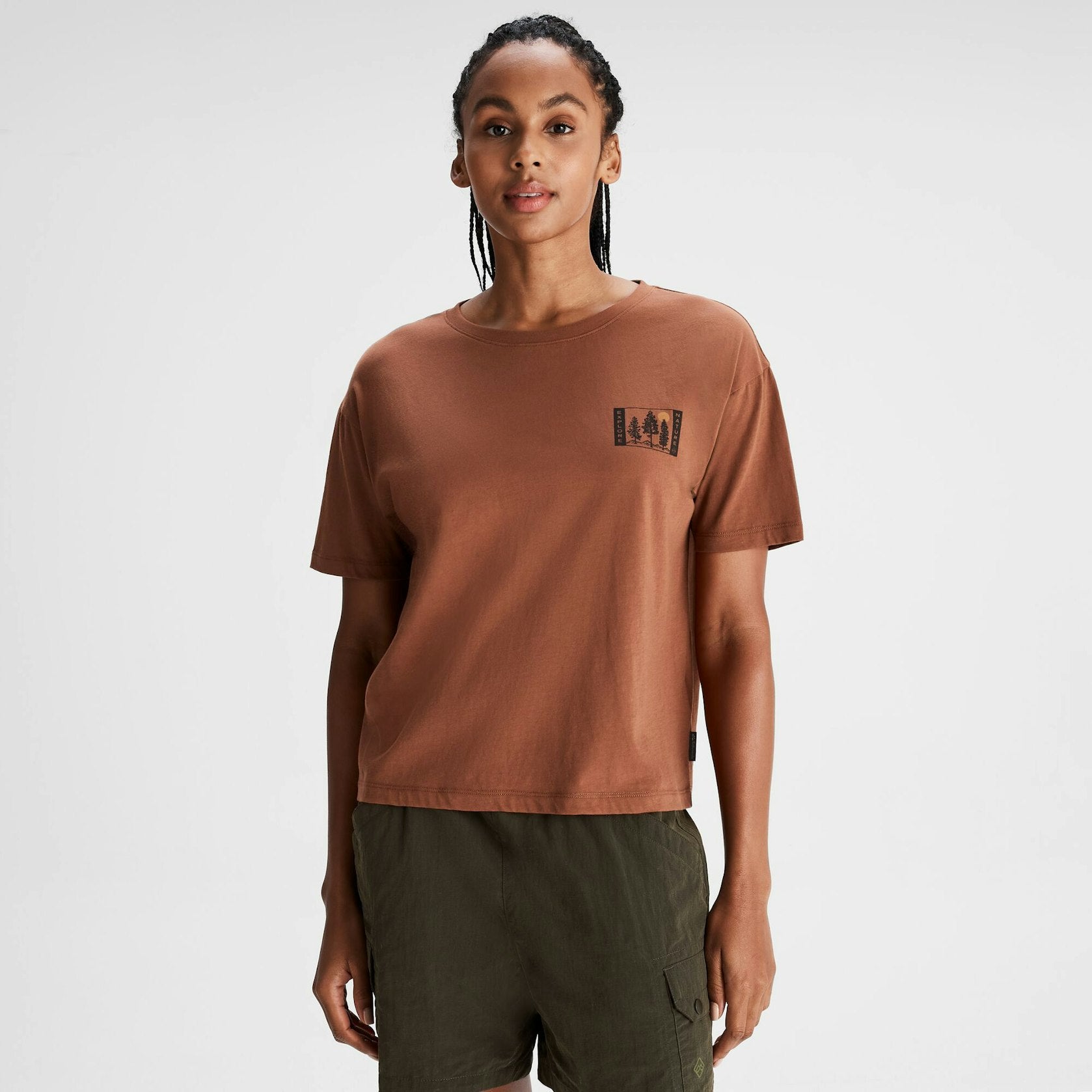 Women’s Explore Nature Organic Cotton T-shirt | Kathmandu | Portwest - The Outdoor Shop