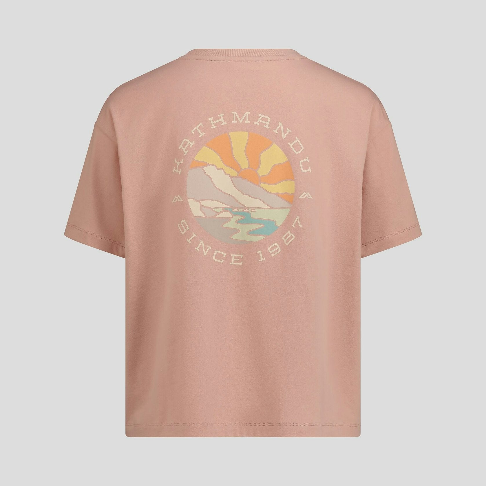 Women's Kathmandu Logo Sunburst Organic Cotton T-shirt | Kathmandu | Portwest - The Outdoor Shop