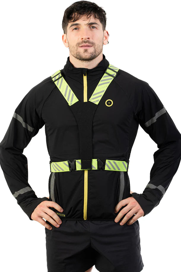 NightViz Reflective Vest with Velcro Mounting Pad | BODYLITE | Portwest - The Outdoor Shop