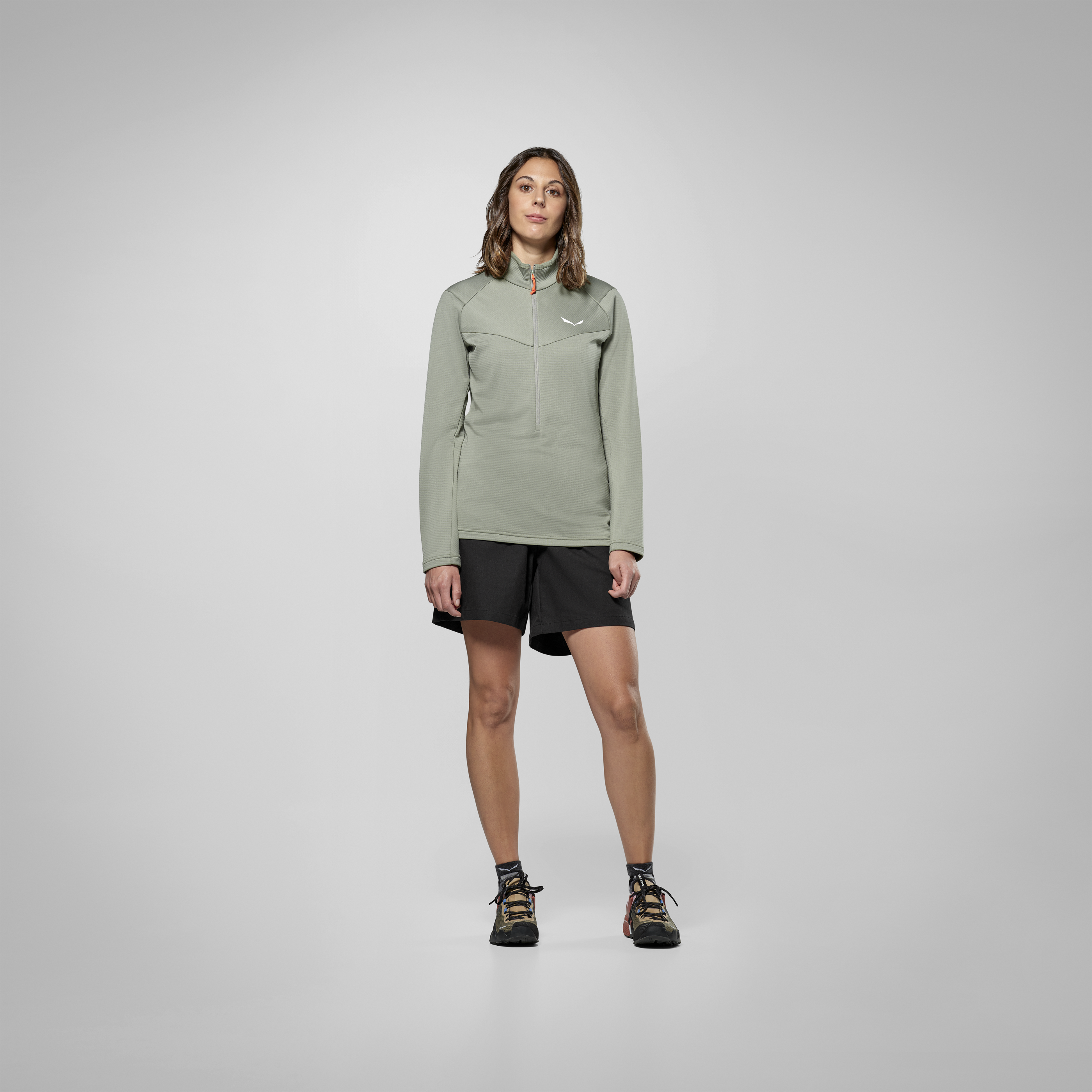 Women's Puez Cammino Polarlite Half Zip Jacket | Salewa | Portwest - The Outdoor Shop