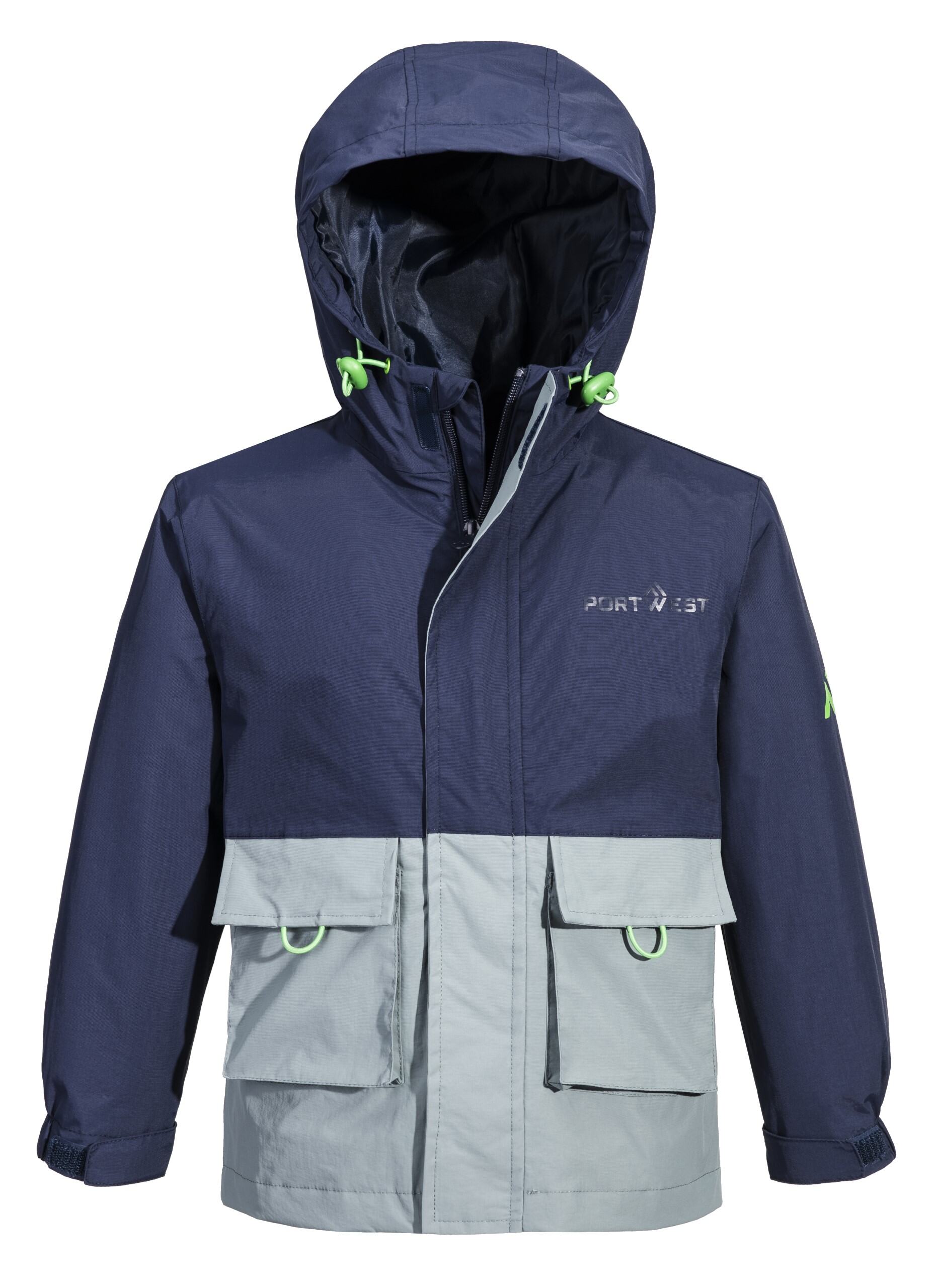 Kid's Delphi Fleece Lined Rain Jacket | Portwest | Portwest - The Outdoor Shop