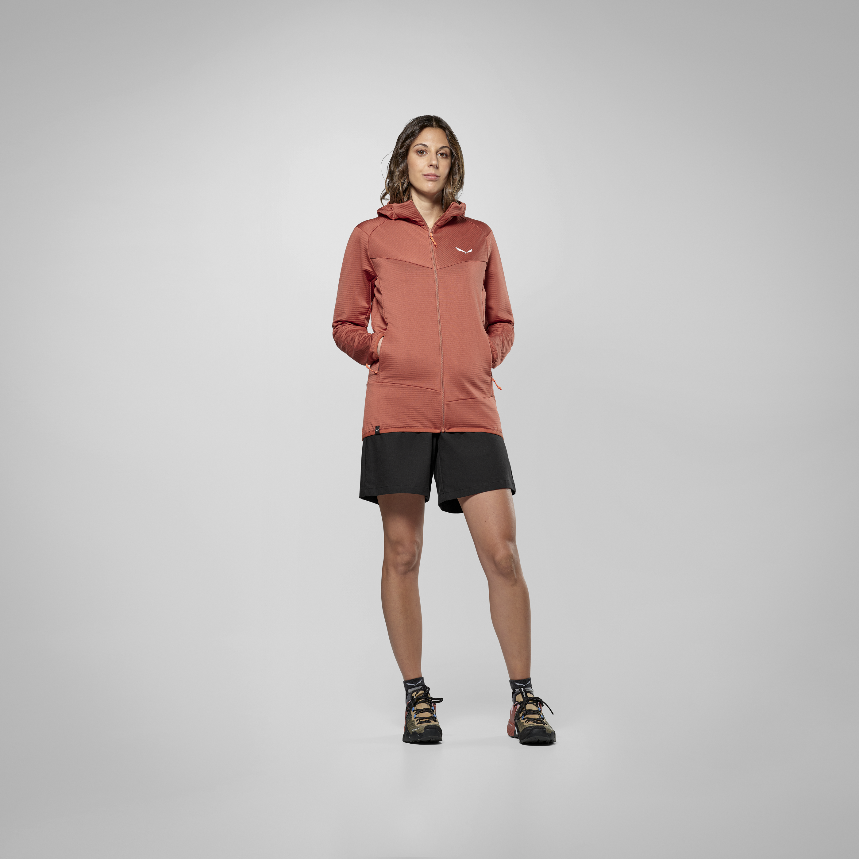 Women's Puez Altavia Polarlite Hooded Full Zip Jacket | Salewa | Portwest - The Outdoor Shop