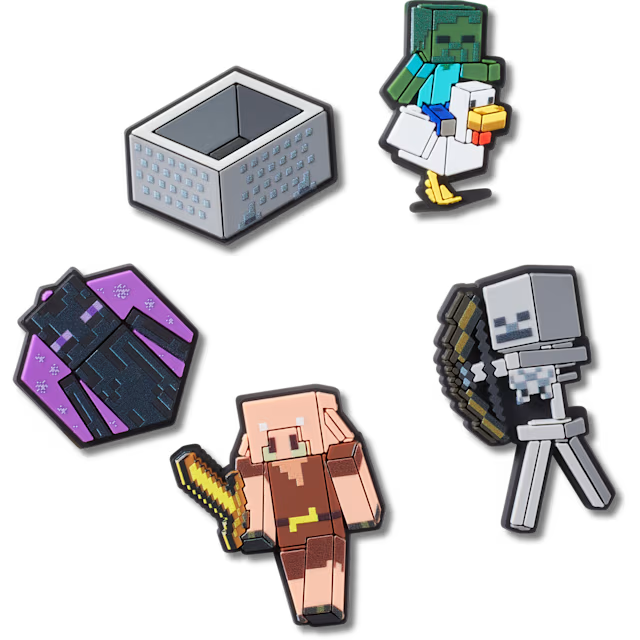Crocs Minecraft 5-Pack Jibbitz™ Charms | Crocs | Portwest - The Outdoor Shop