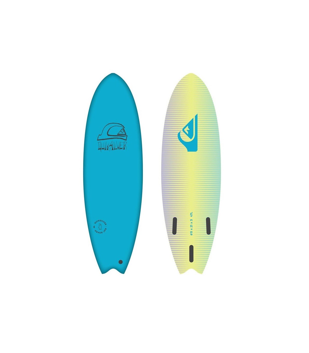 Bat Soft Surfboard - 6'6" | Quiksilver | Portwest - The Outdoor Shop