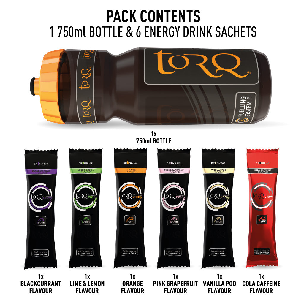 750 ml Bottle X Energy Drink Sample Pack | Torq Nutrition | Portwest - The Outdoor Shop
