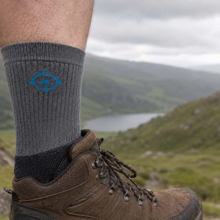 TruTrek Unisex Merino Hiker Midweight 2-Pack Hiking Sock