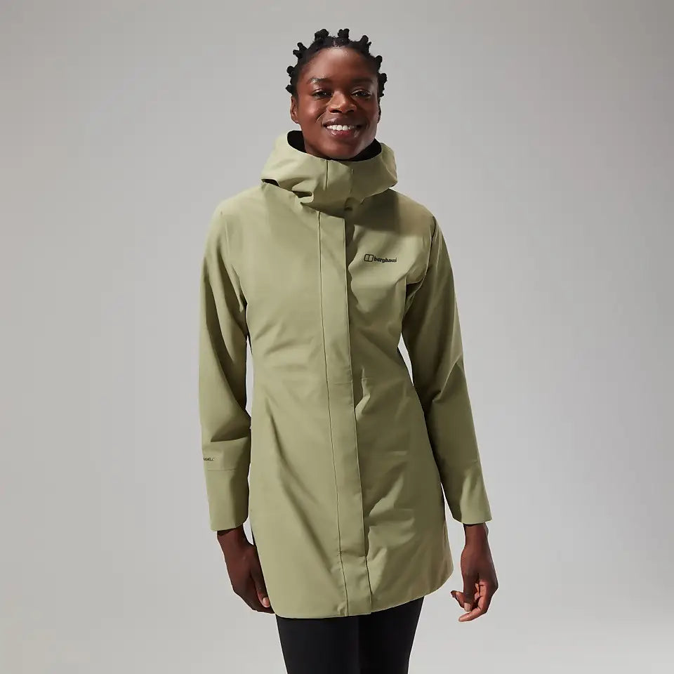 Berghaus Womens Omeara Long Length Shell Jacket | Berghaus | Portwest - The Outdoor Shop