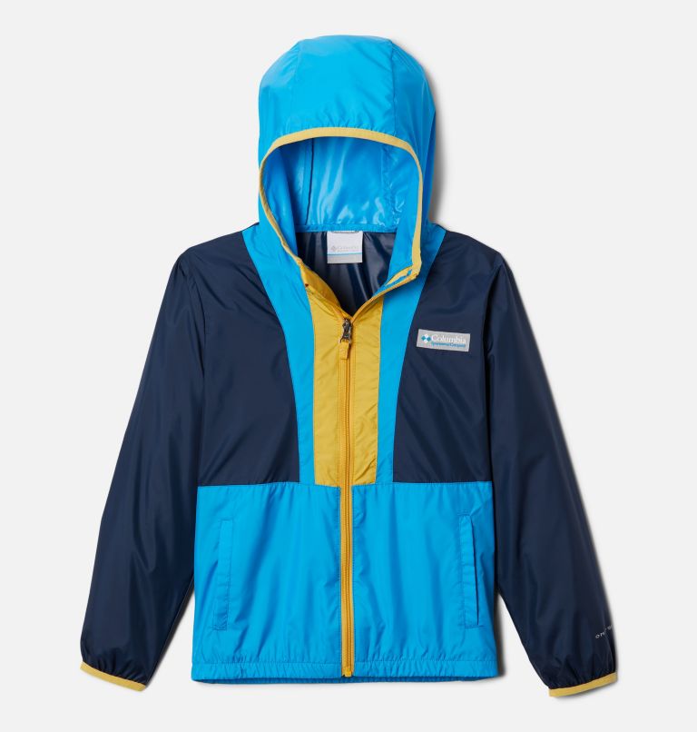 Navy blue sales windbreaker with hood