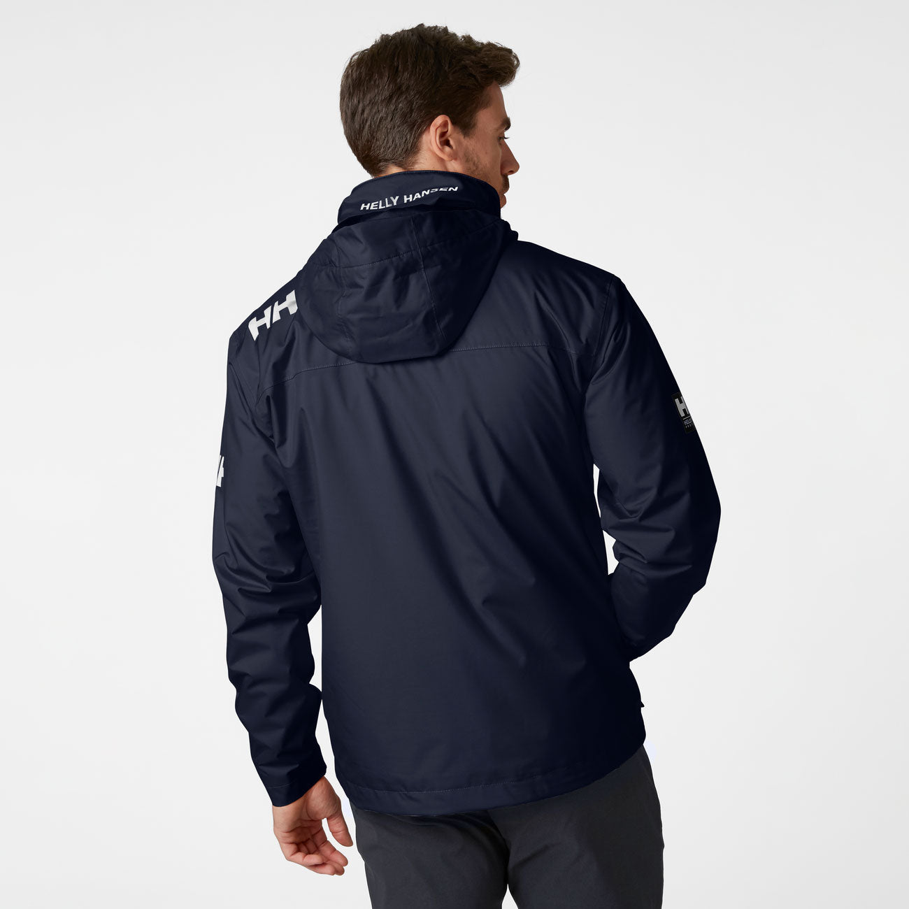 Helly Hansen Mens Crew Hooded Midlayer Sailing Jacket | Helly Hansen | Portwest Ireland