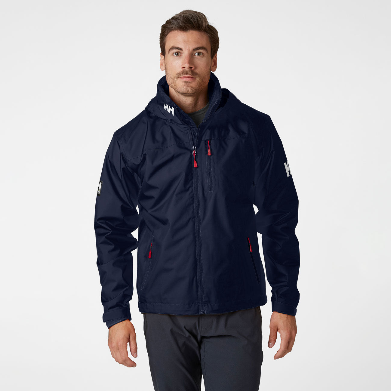 Helly Hansen Mens Crew Hooded Midlayer Sailing Jacket | Helly Hansen | Portwest Ireland