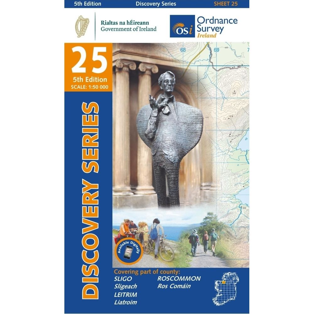 Discovery Series Map - Ordnance Survey Maps OSI | Ordnance Survey Ireland | Portwest Ireland