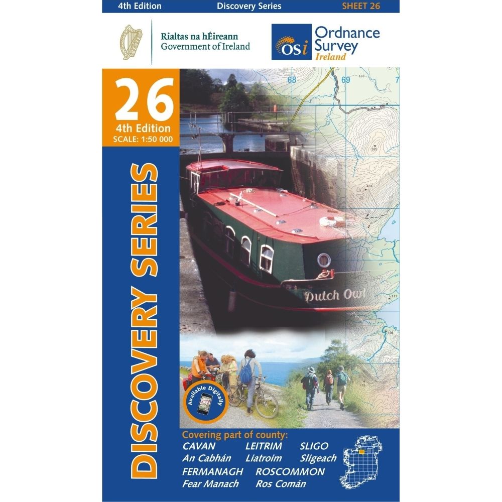 Discovery Series Map - Ordnance Survey Maps OSI | Ordnance Survey Ireland | Portwest Ireland