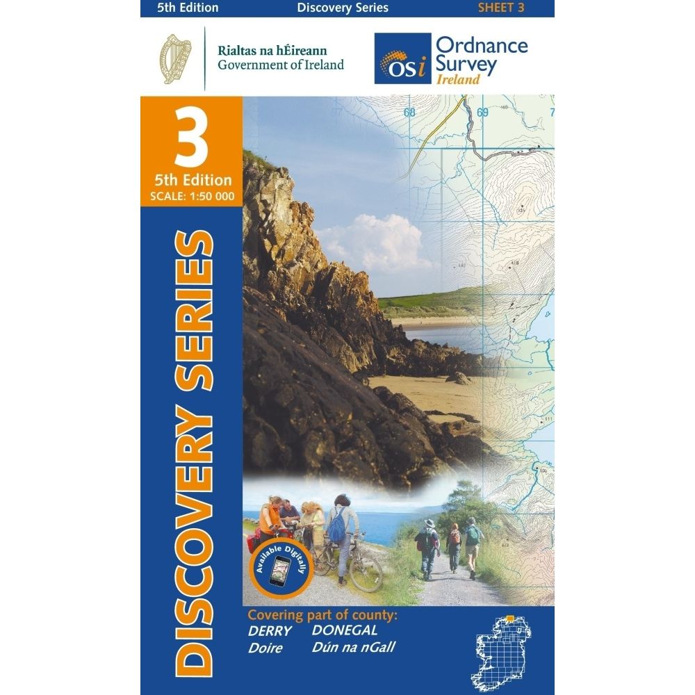 Discovery Series Map - Ordnance Survey Maps OSI | Ordnance Survey Ireland | Portwest Ireland