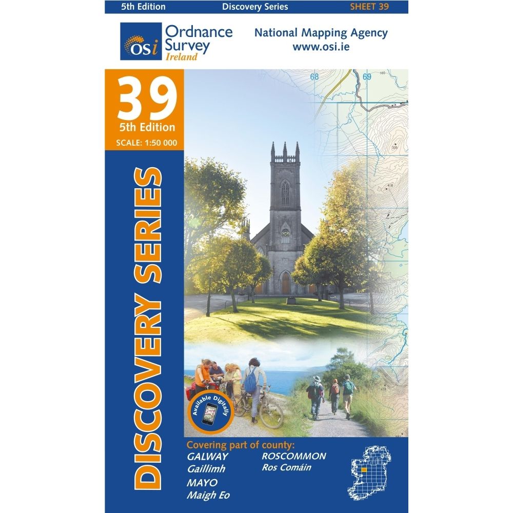 Discovery Series Map - Ordnance Survey Maps OSI | Ordnance Survey Ireland | Portwest Ireland