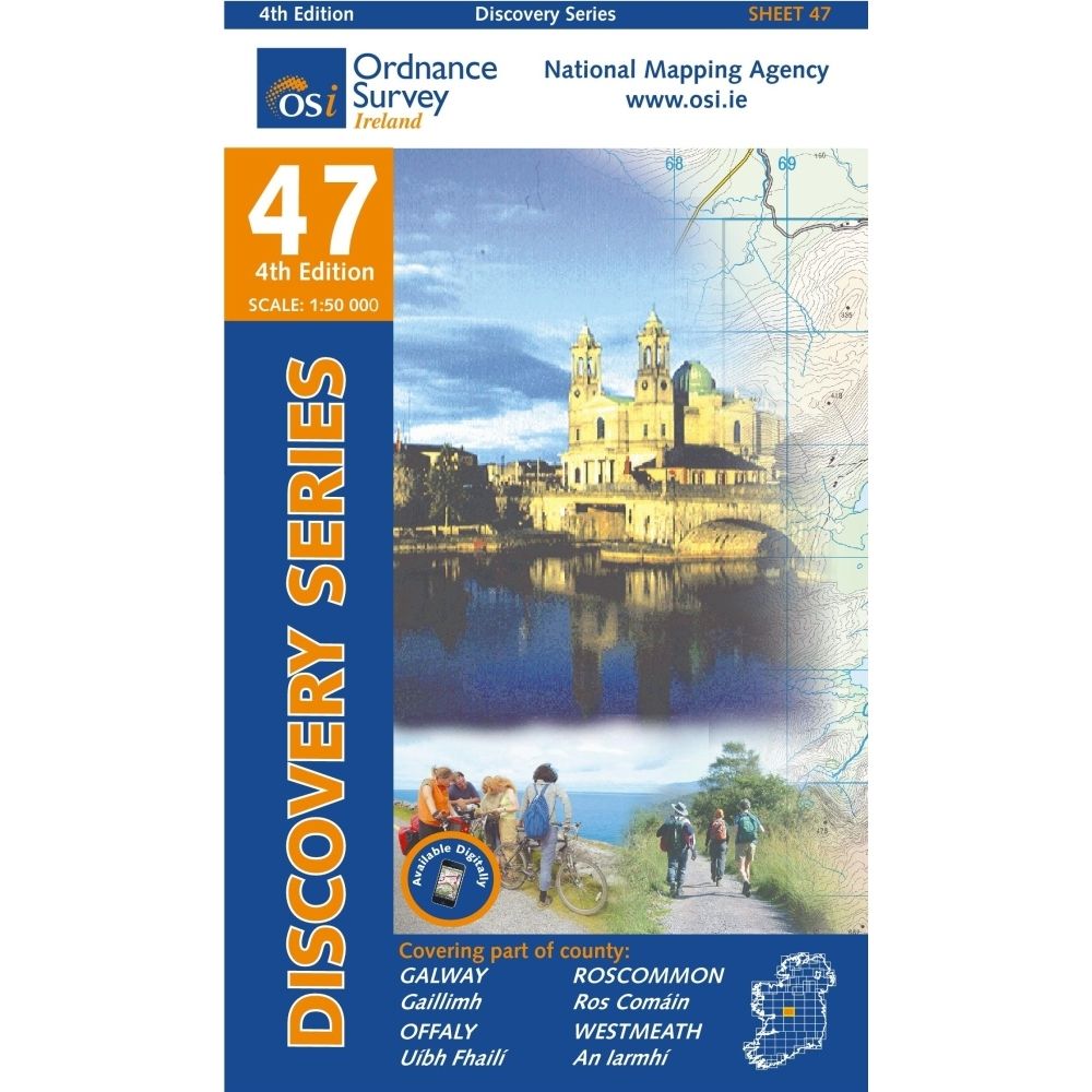 Discovery Series Map - Ordnance Survey Maps OSI | Ordnance Survey Ireland | Portwest Ireland