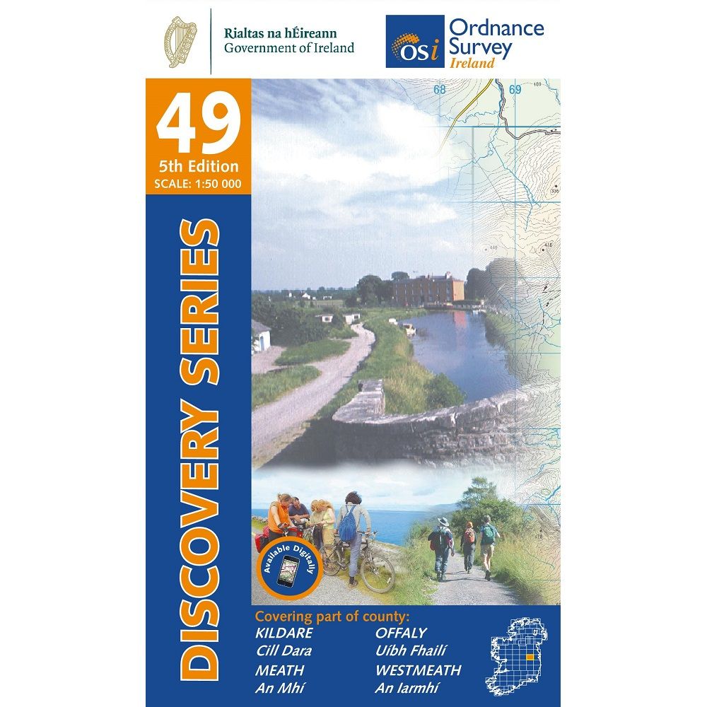 Discovery Series Map - Ordnance Survey Maps OSI | Ordnance Survey Ireland | Portwest Ireland