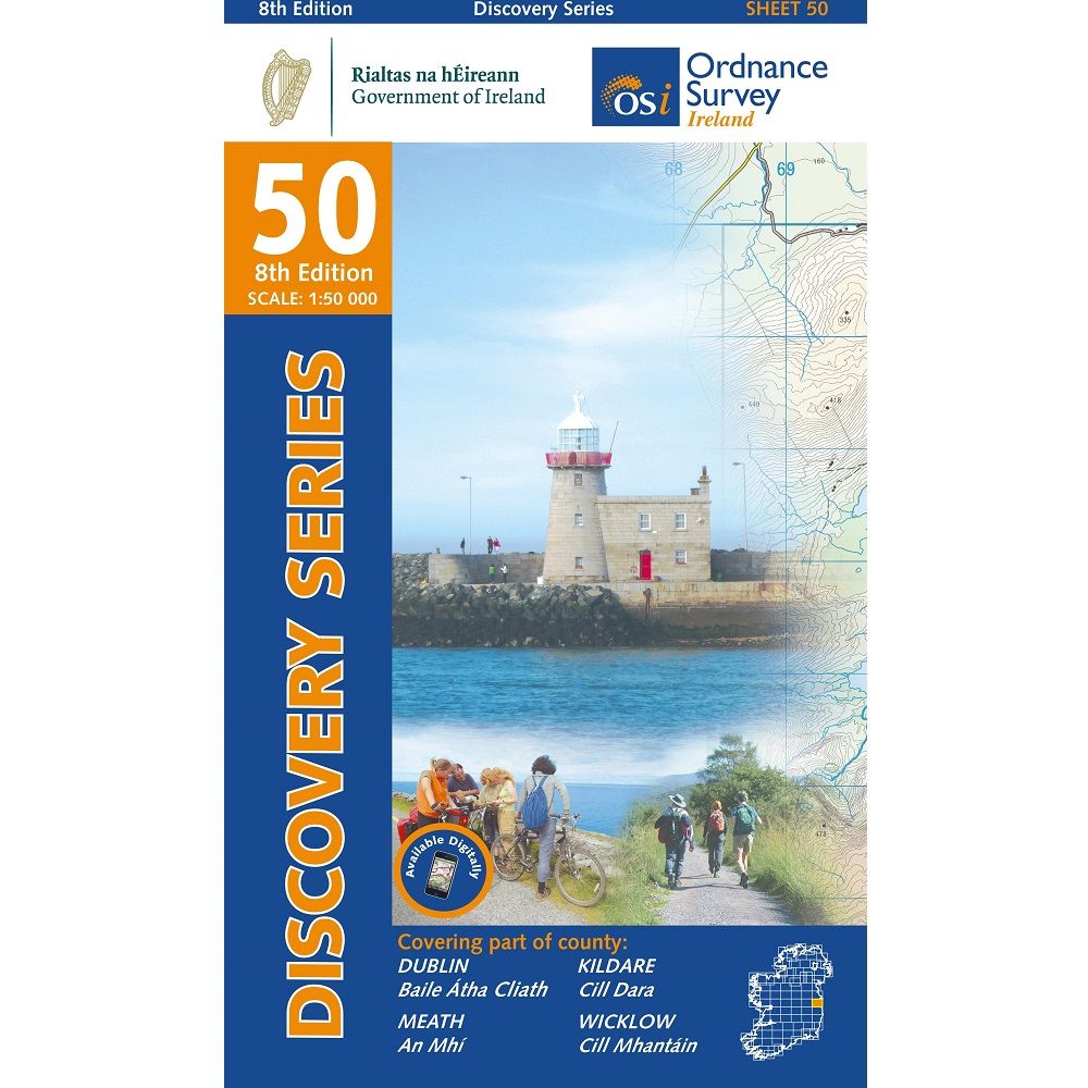 Discovery Series Map - Ordnance Survey Maps OSI | Ordnance Survey Ireland | Portwest Ireland