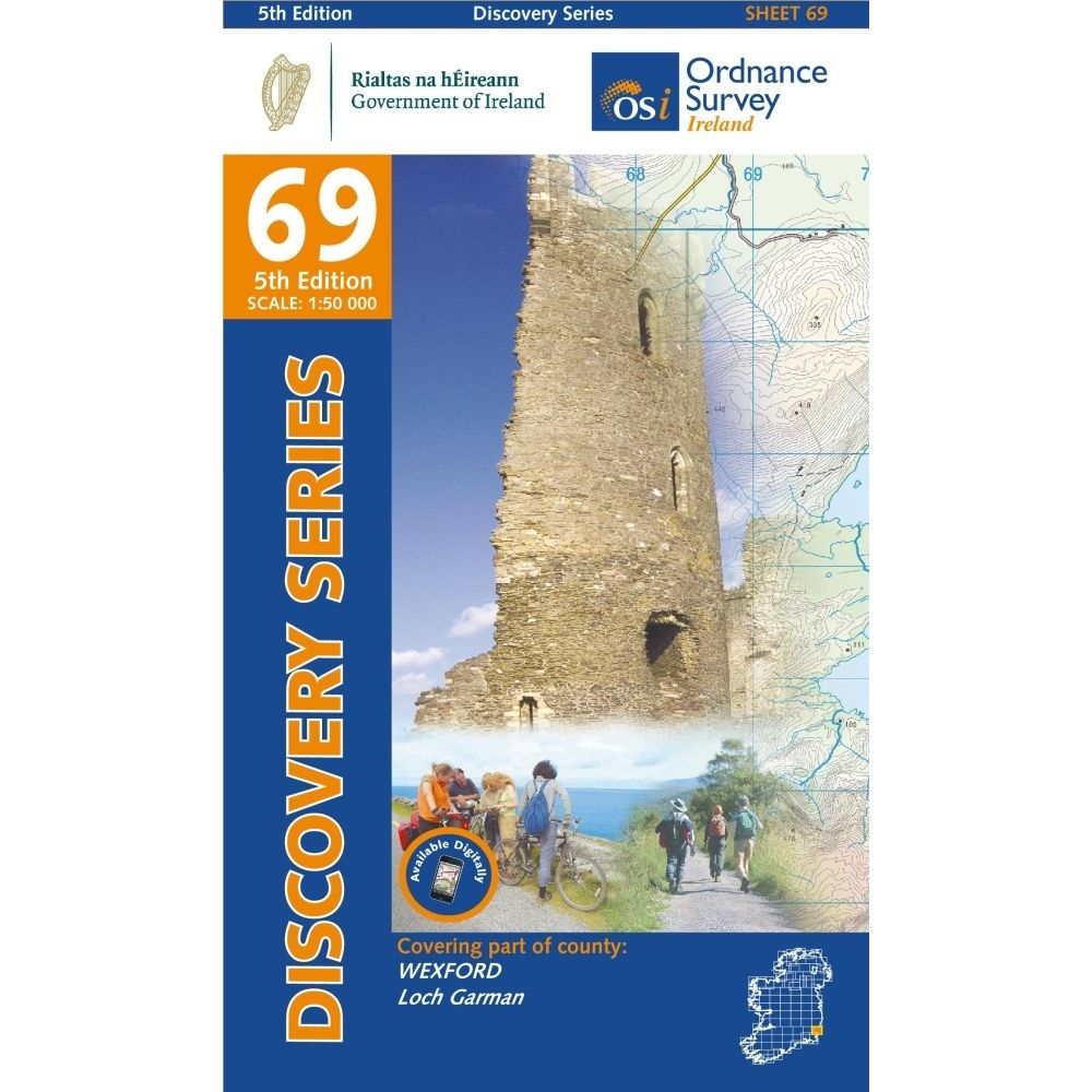 Discovery Series Map - Ordnance Survey Maps OSI | Ordnance Survey Ireland | Portwest Ireland