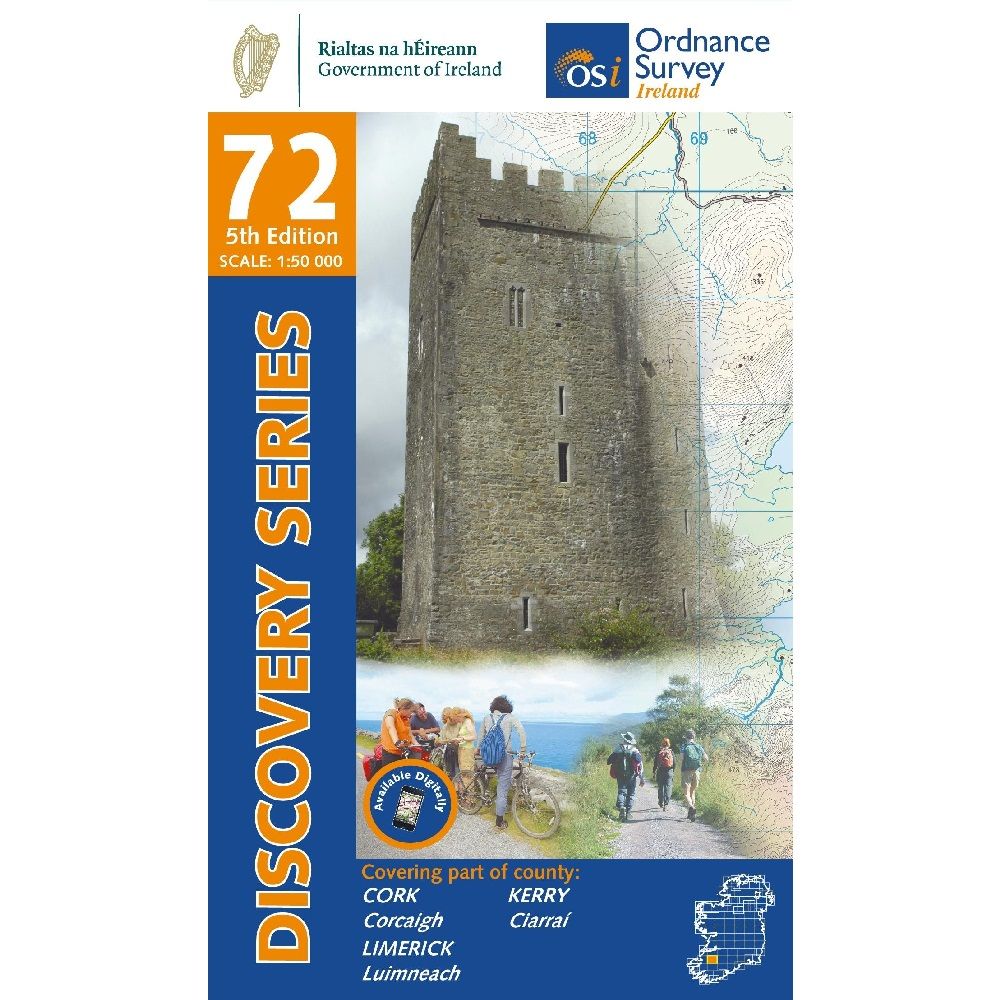 Discovery Series Map - Ordnance Survey Maps OSI | Ordnance Survey Ireland | Portwest Ireland