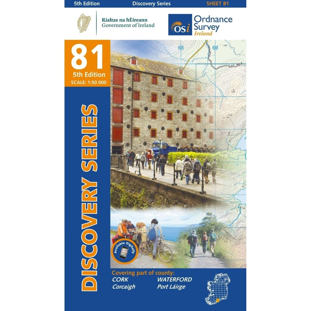 Discovery Series Map - Ordnance Survey Maps OSI | Ordnance Survey Ireland | Portwest Ireland