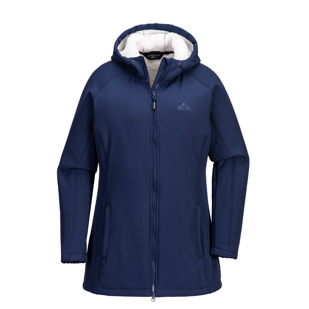 PORTWEST JESSIE SHERPA SOFTSHELL JACKET NAVY | PORTWEST | Portwest Ireland