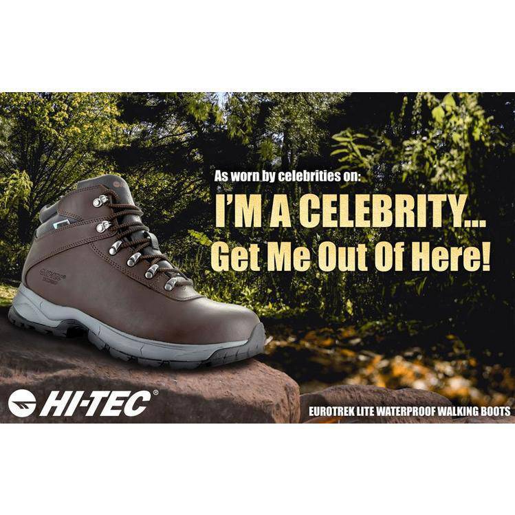 Hi-Tec Eurotrek Lite Waterproof Men's Walking Boots as seen on I'm a celebrity get me out of here! 
