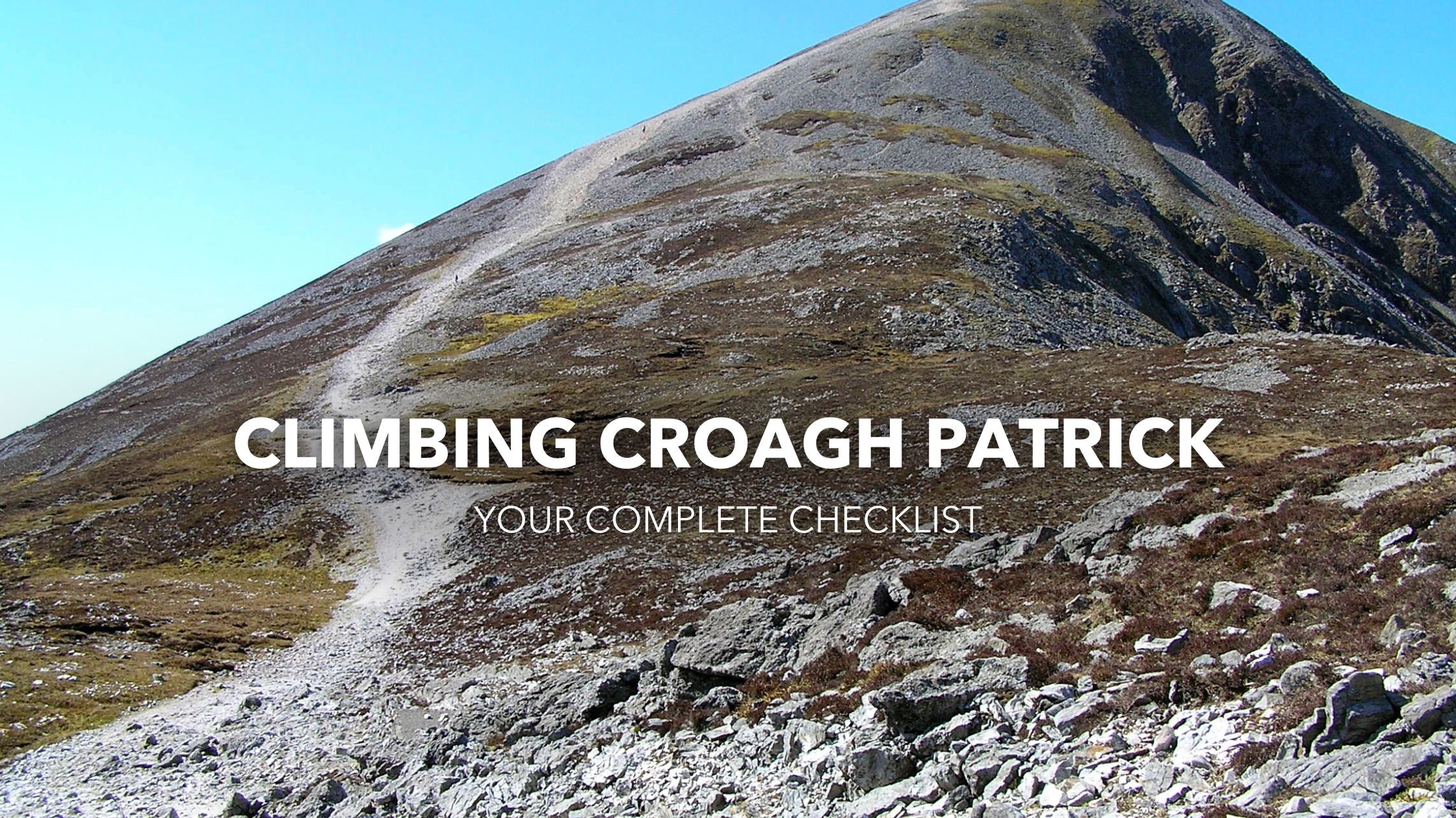 Climbing Croagh Patrick in Co. Mayo