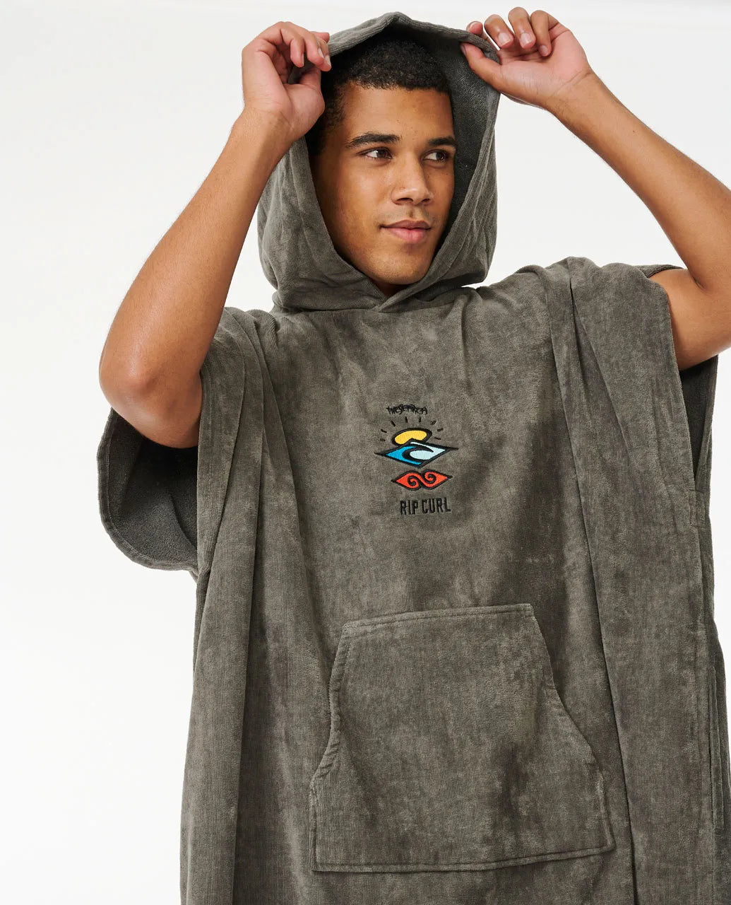 Rip Curl Logo Hooded Towel Poncho