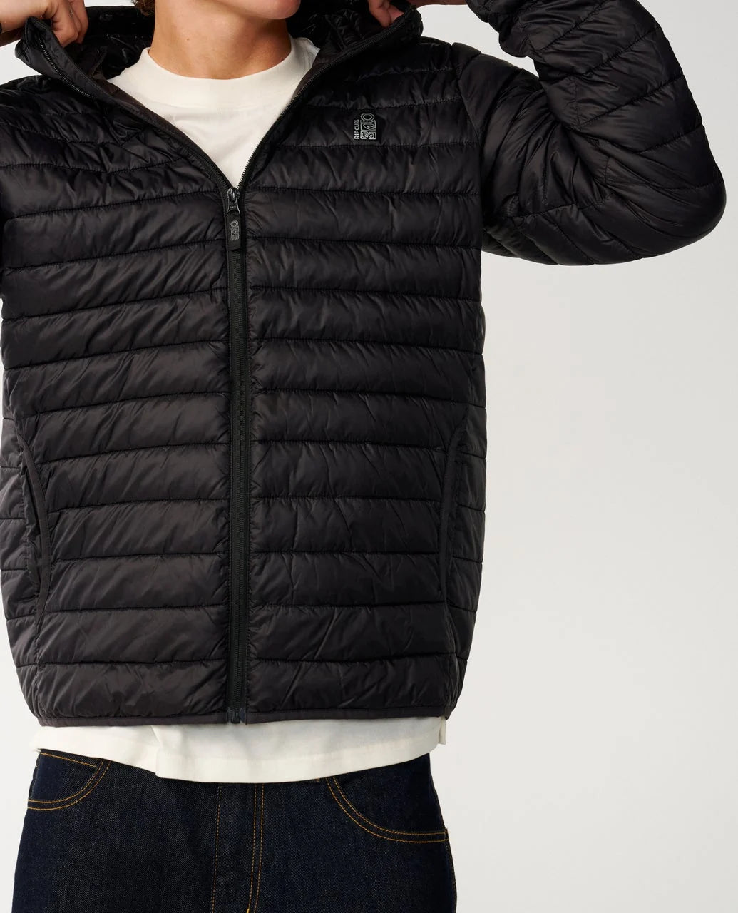 Rip Curl Men's Search Series Puffer DWR Hood