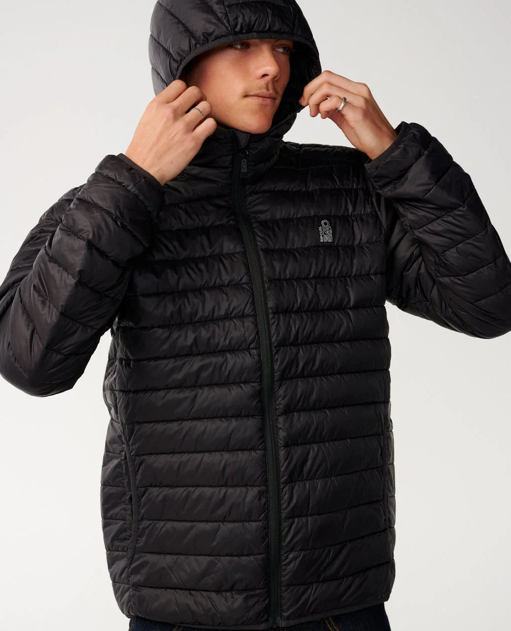 Rip Curl Men's Search Series Puffer DWR Hood