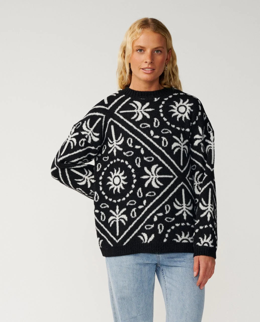 Rip Curl Women's Bossa Nova Bandana Knit Crew