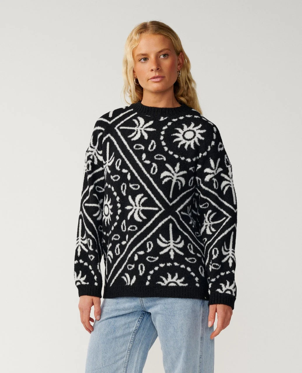 Rip Curl Women's Bossa Nova Bandana Knit Crew