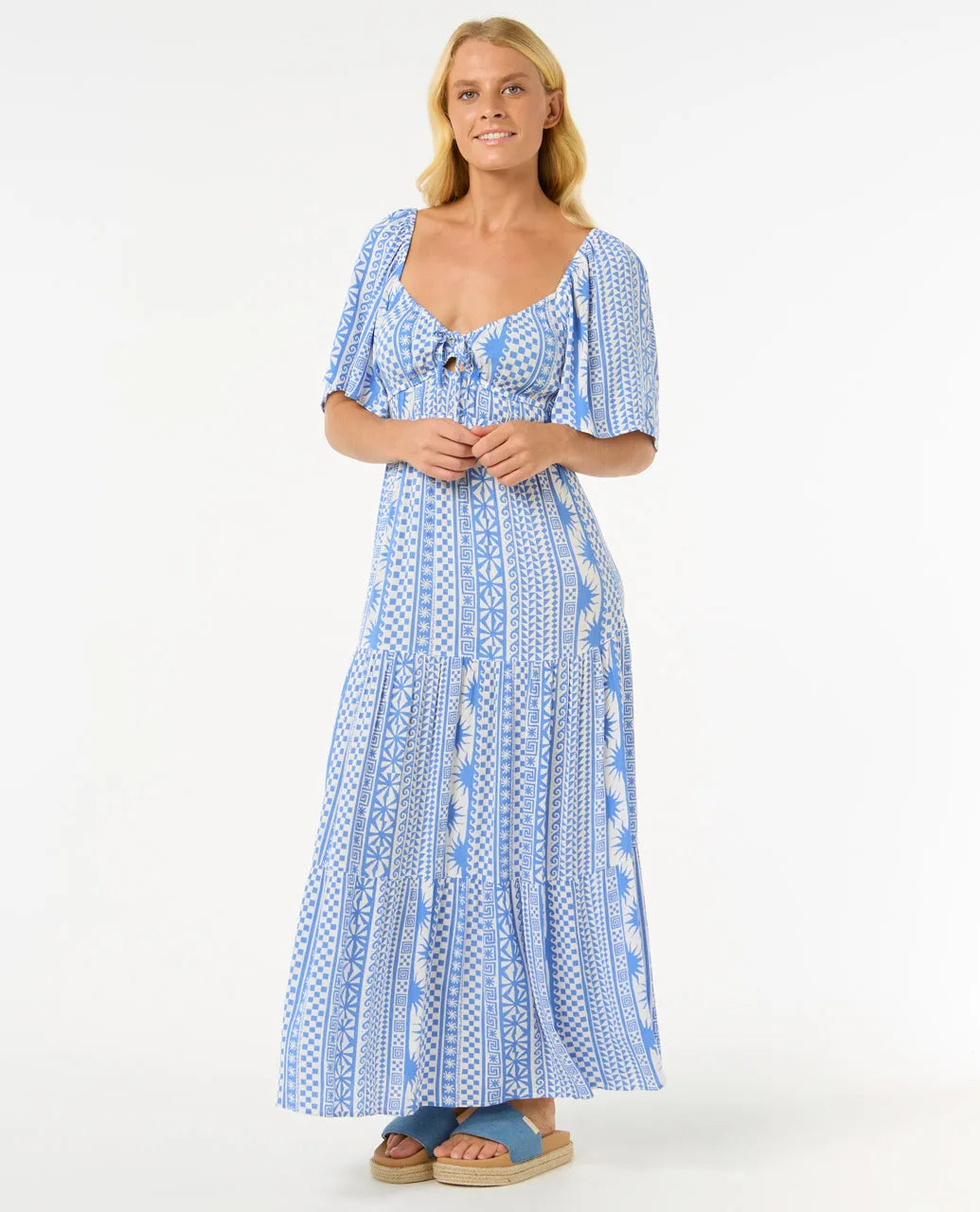 Rip Curl Women's San Carlos Short Sleeve Maxi Dress