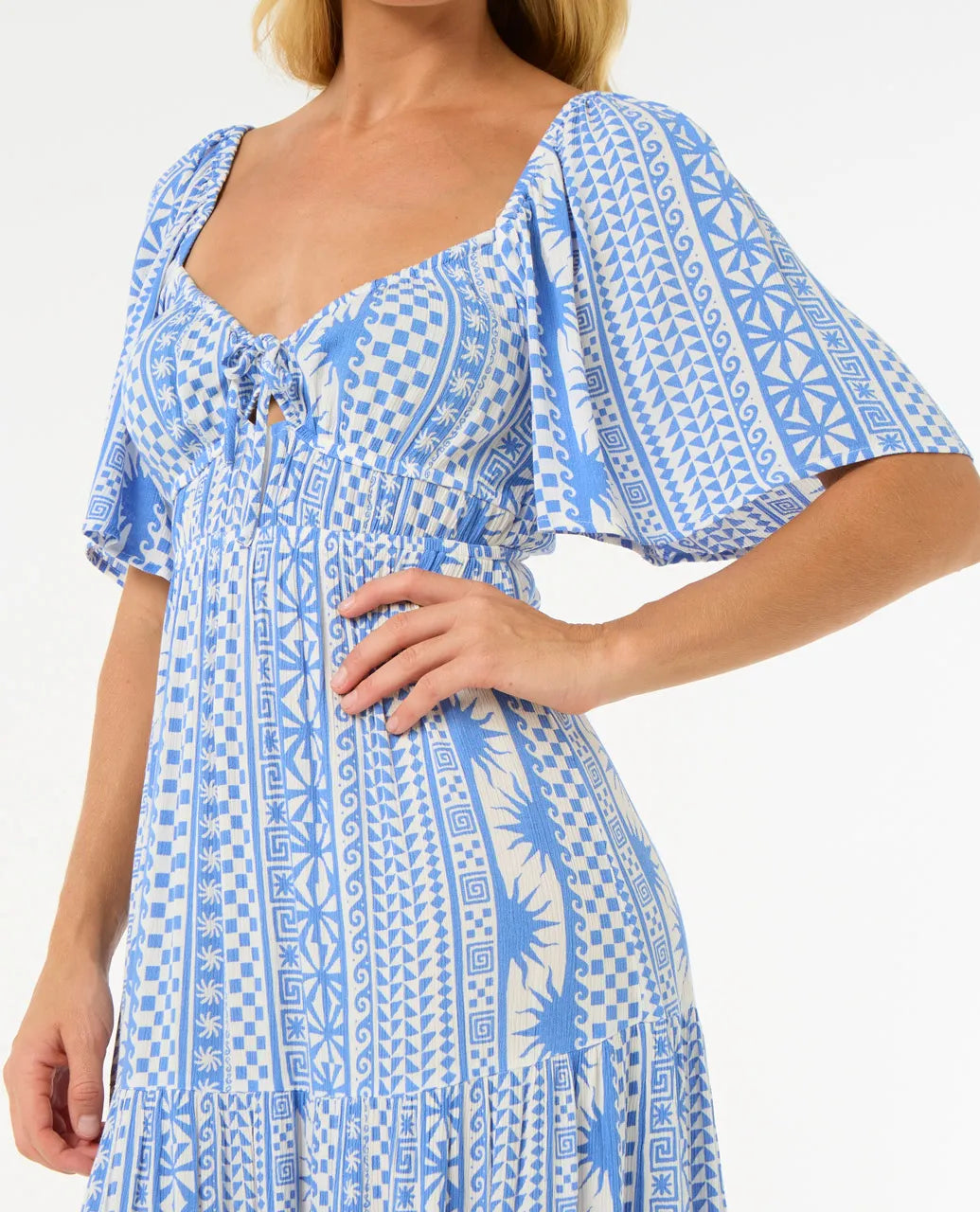 Rip Curl Women's San Carlos Short Sleeve Maxi Dress | Rip Curl | Portwest - The Outdoor Shop