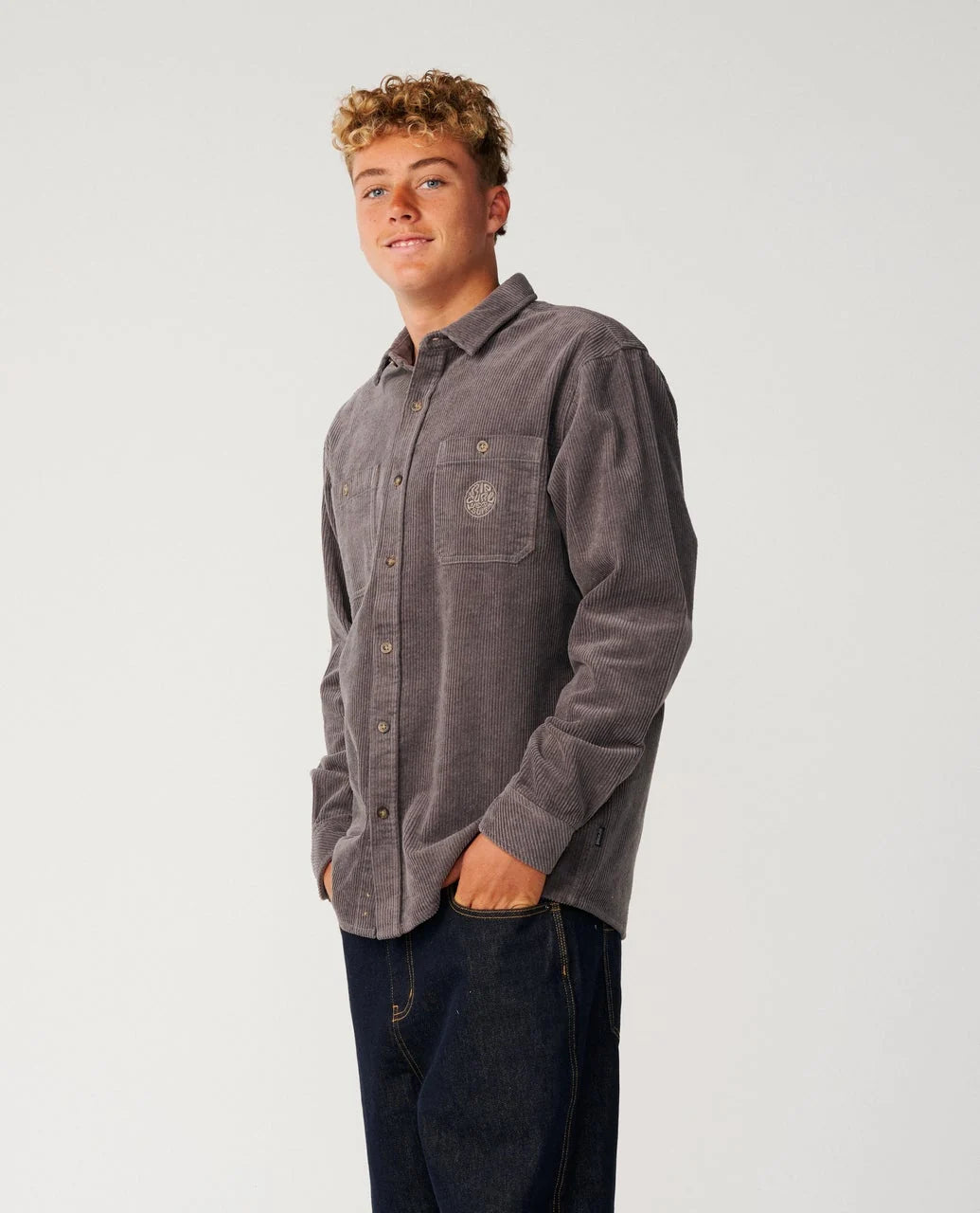 Rip Curl Men's Premium Surf Cord Long Sleeve Shirt