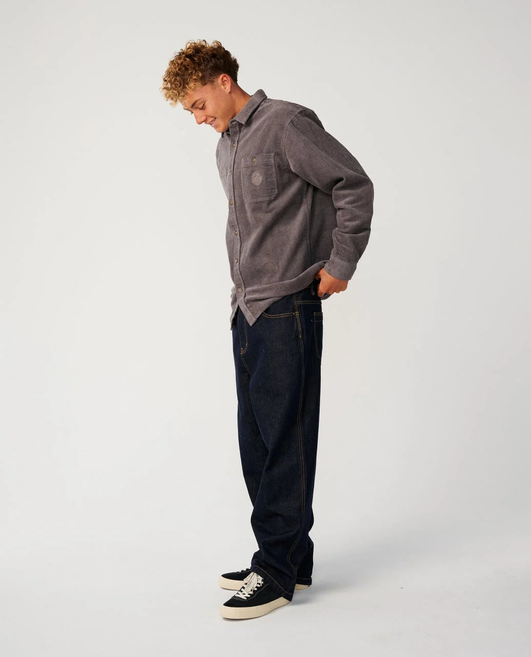 Rip Curl Men's Premium Surf Cord Long Sleeve Shirt