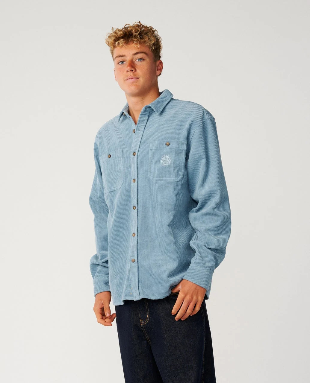 Rip Curl Men's Premium Surf Cord Long Sleeve Shirt