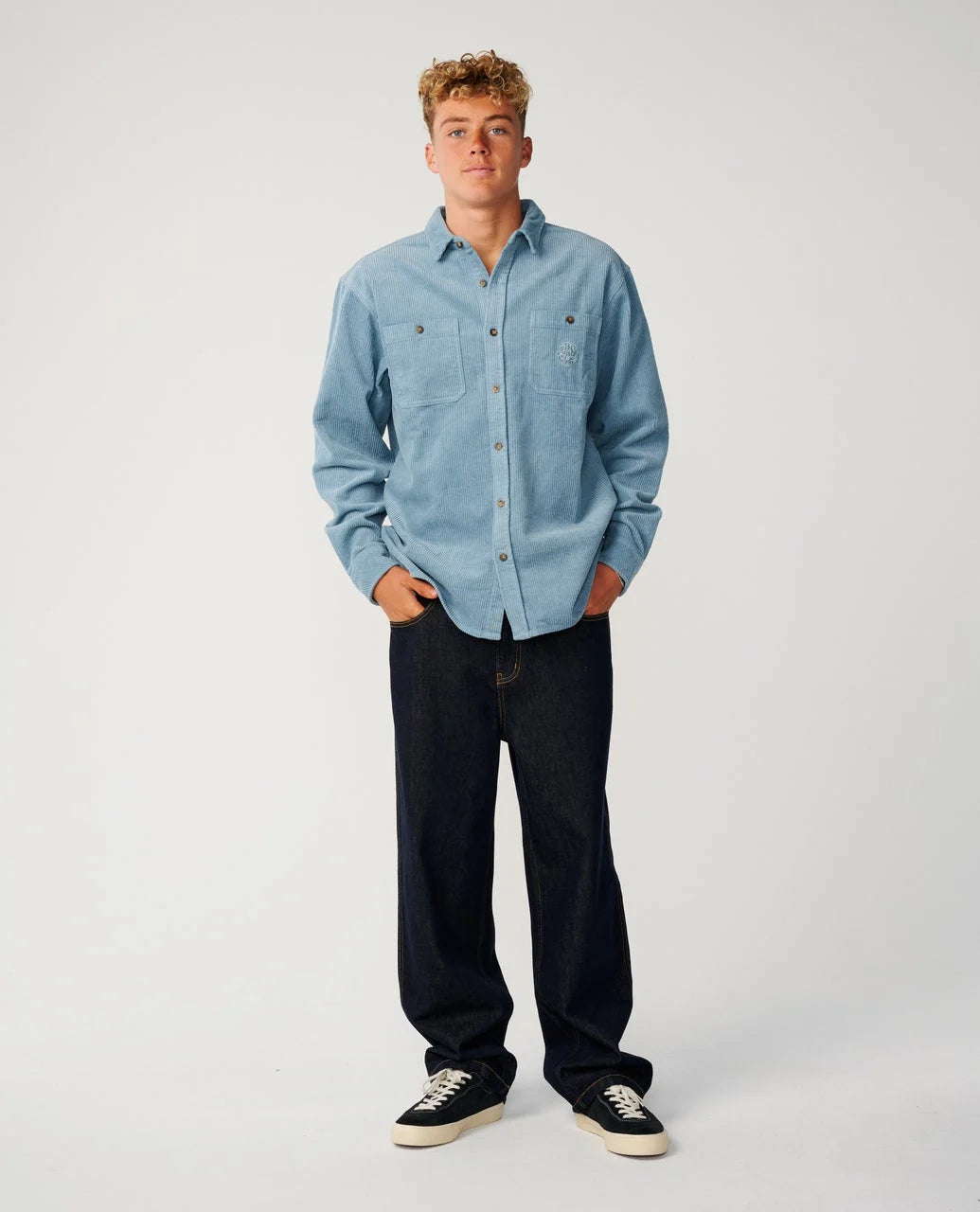 Rip Curl Men's Premium Surf Cord Long Sleeve Shirt