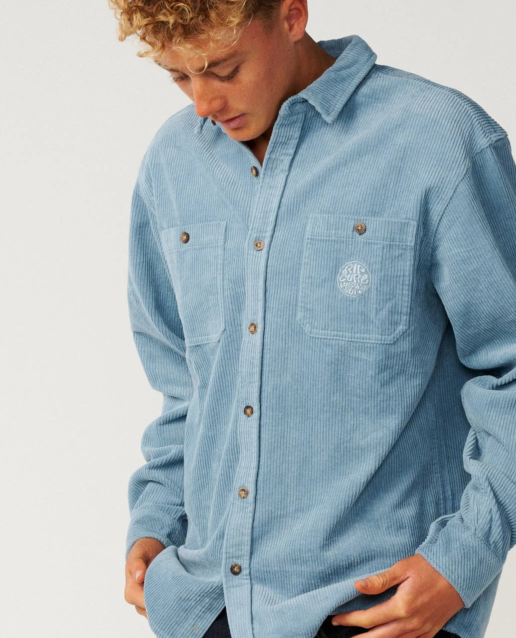 Rip Curl Men's Premium Surf Cord Long Sleeve Shirt