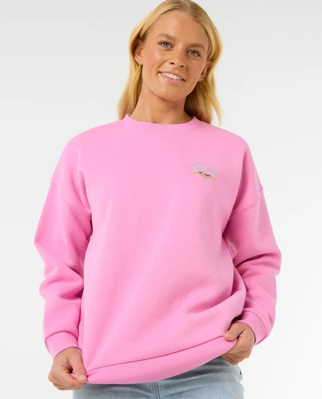 Rip Curl Women's Hibiscus Diamond Heritage Crew Jumper