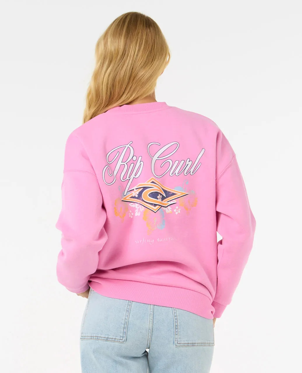 Rip Curl Women's Hibiscus Diamond Heritage Crew Jumper