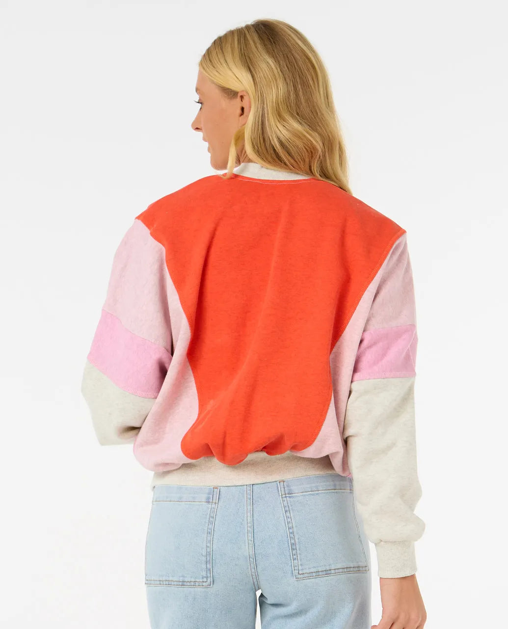 Rip Curl Women's Colour Block Zip Through Jumper