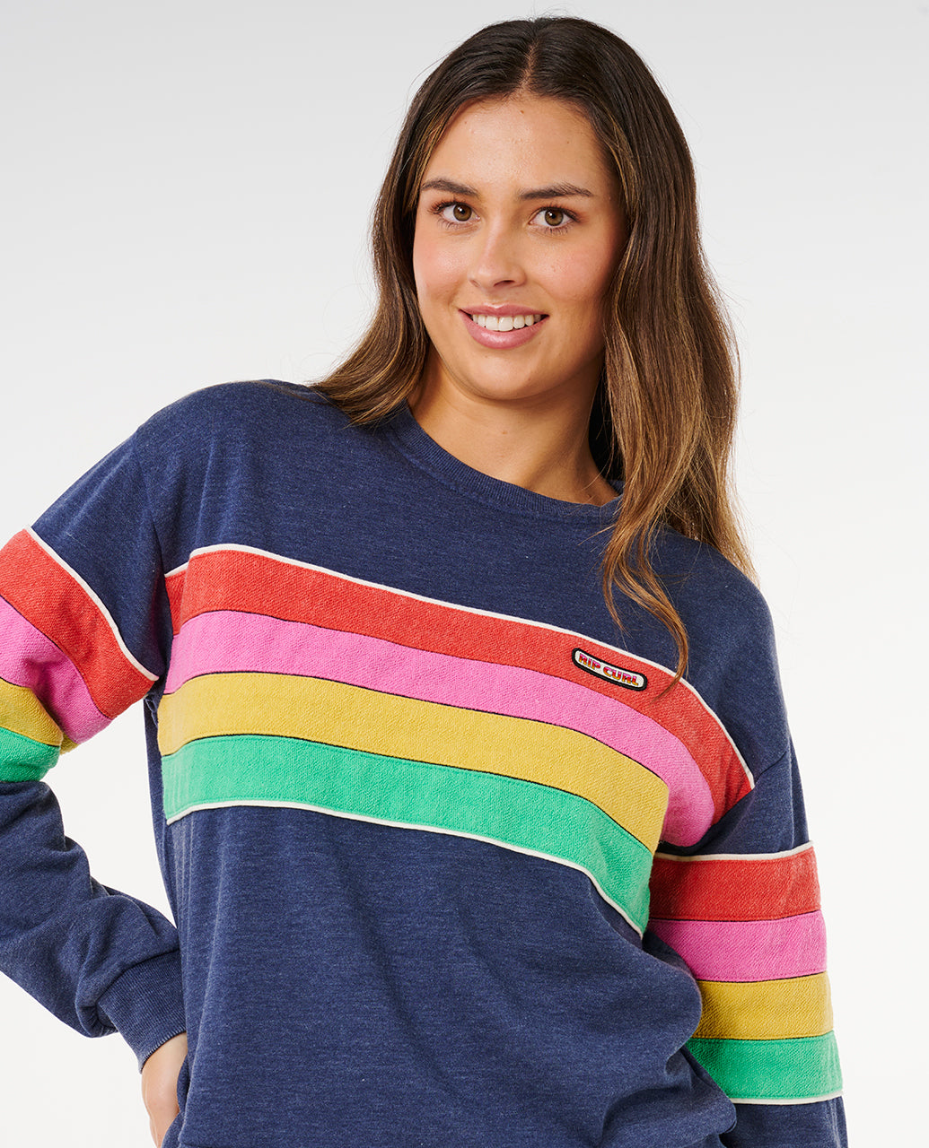 Rip Curl Women's Surf Revival Relaxed Crew | RIPCURL | Portwest - The Outdoor Shop