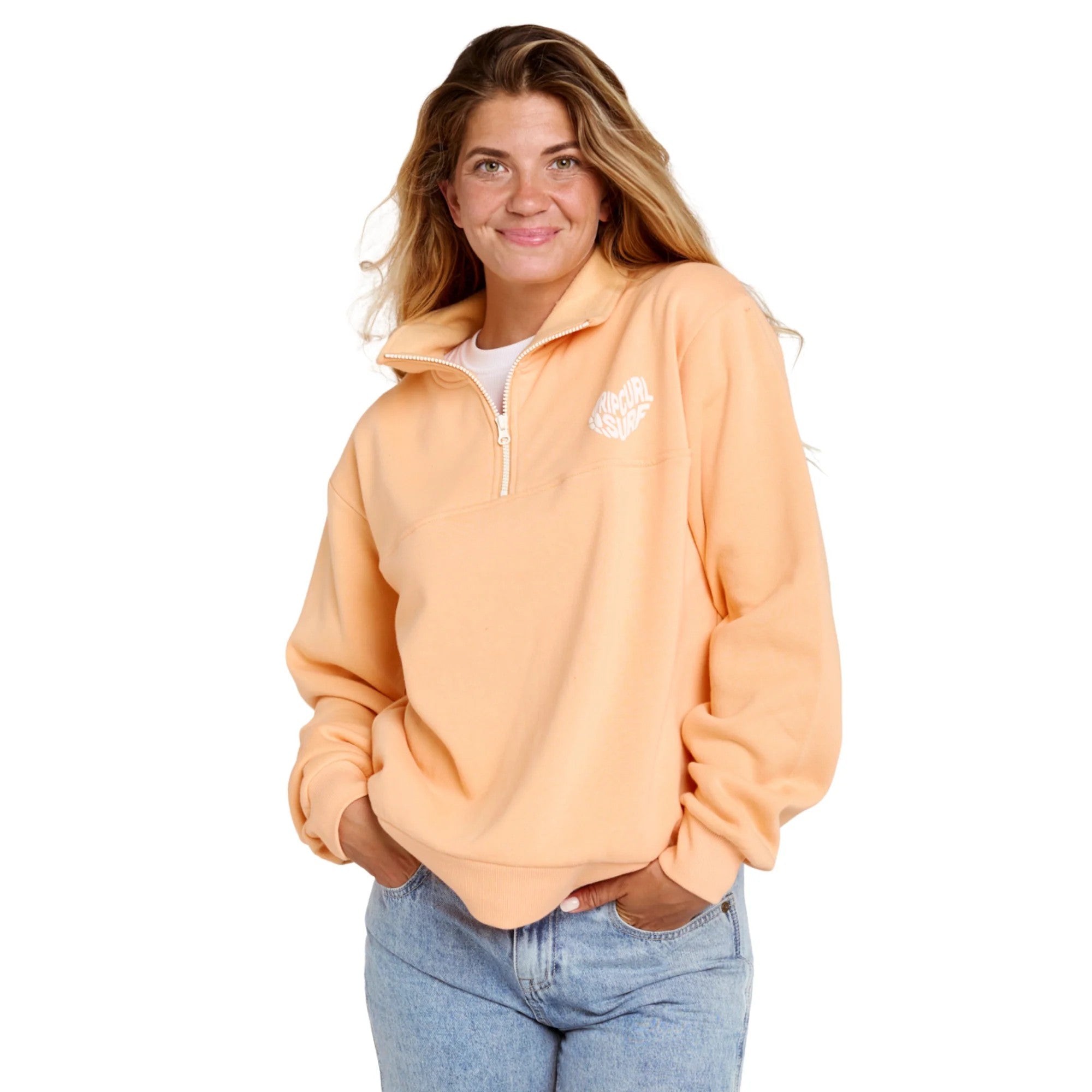 Rip Curl Women's Heart Half Zip Fleece | Rip Curl | Portwest - The Outdoor Shop