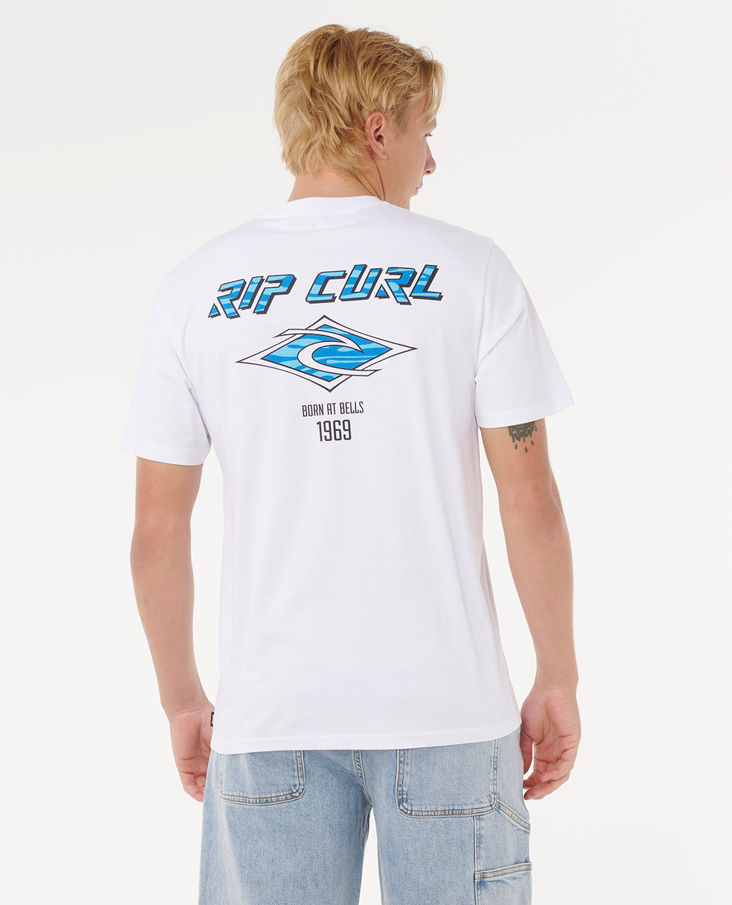 Ripcurl Fade Out Icon Short Sleeve Tee | RIPCURL | Portwest - The Outdoor Shop