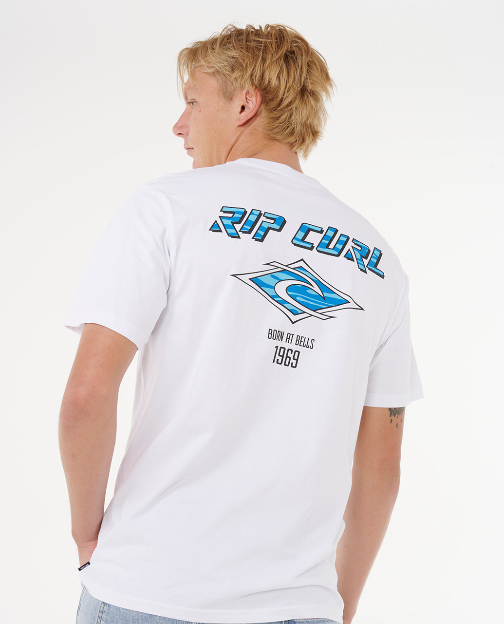 Ripcurl Fade Out Icon Short Sleeve Tee | RIPCURL | Portwest - The Outdoor Shop