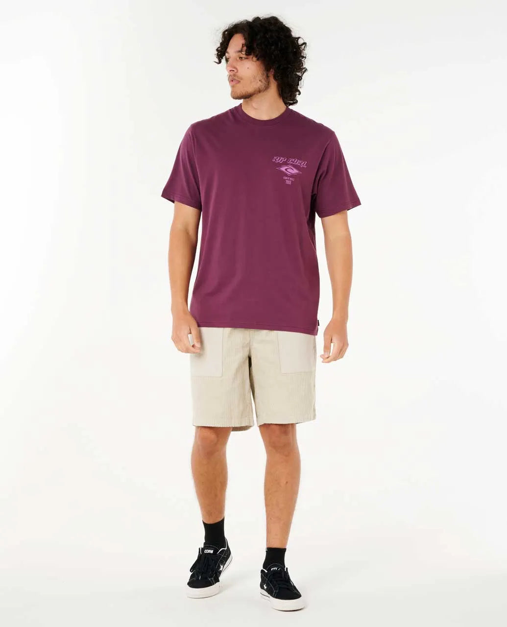 Rip Curl Men's Fade Out Icon Short Sleeve Tee | Rip Curl | Portwest - The Outdoor Shop