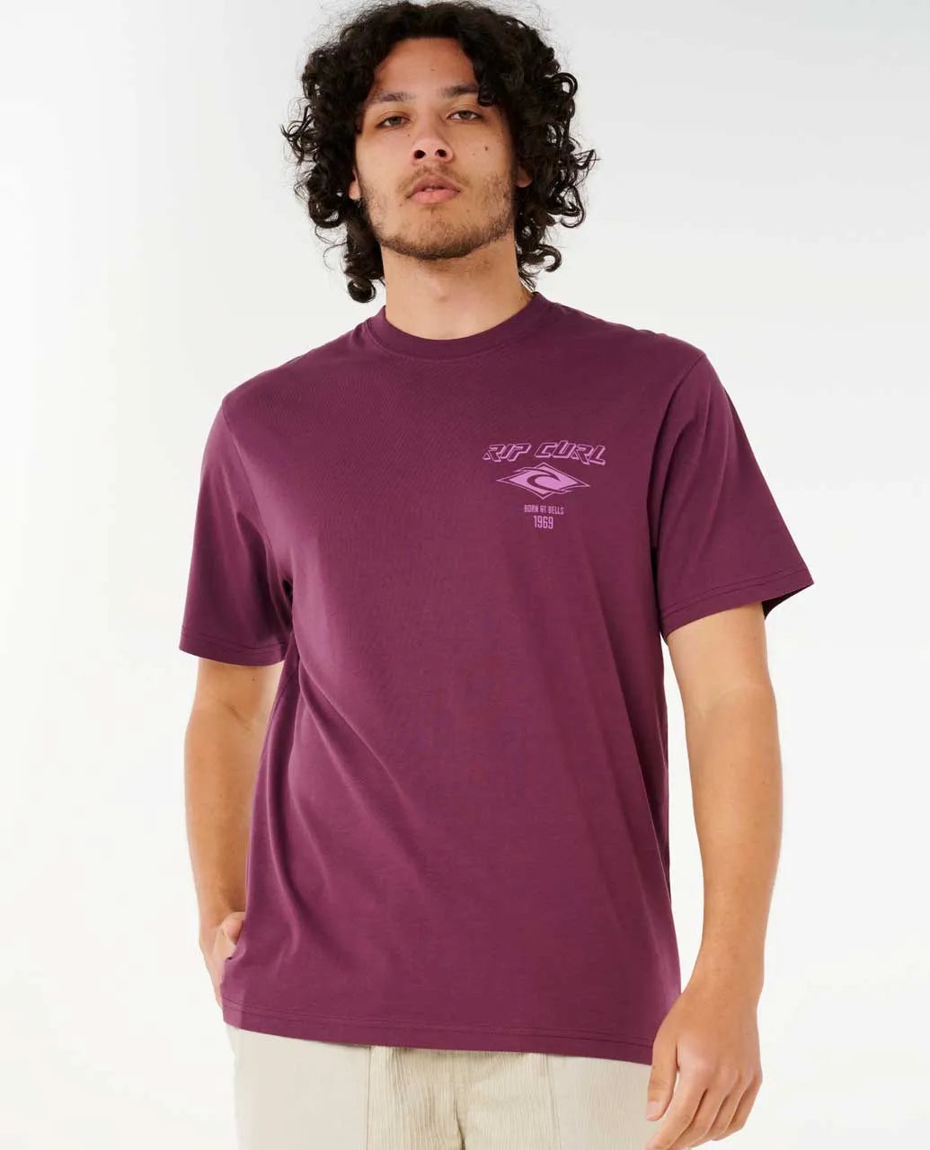 Rip Curl Men's Fade Out Icon Short Sleeve Tee | Rip Curl | Portwest - The Outdoor Shop